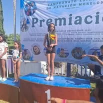 Premiación de nadadora Palmira 166